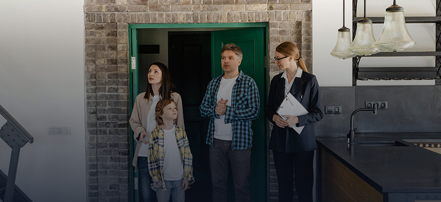 People viewing property